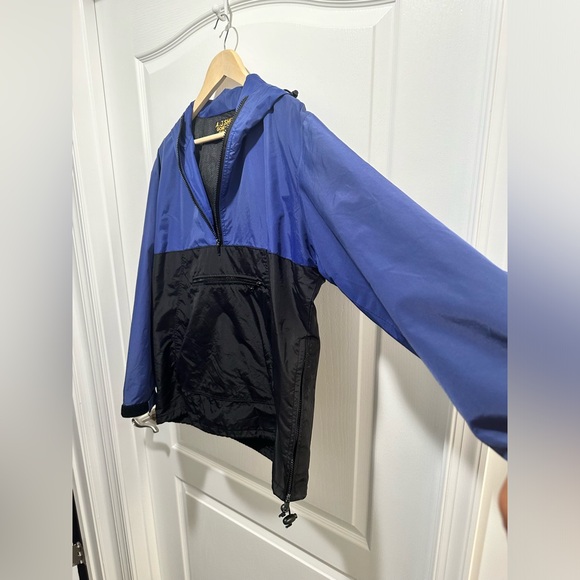 AJ Shop Blue/Black Gore-Tex Jacket ½ Zip Kangaroo Pouch Size Medium Vented - Picture 7 of 13